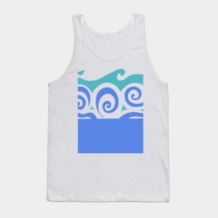 Blue waves Tank Top